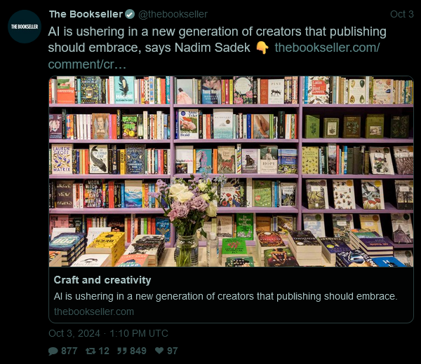 bookseller tweet