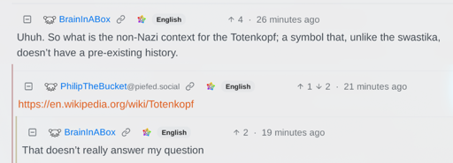 "That doesn't really answer my question"