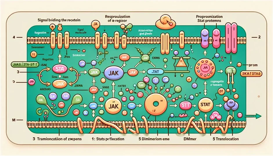 An AI illustration of something vaguely biotechnological with lots of incomprehensible labels. Looks a bit like a circuit board.