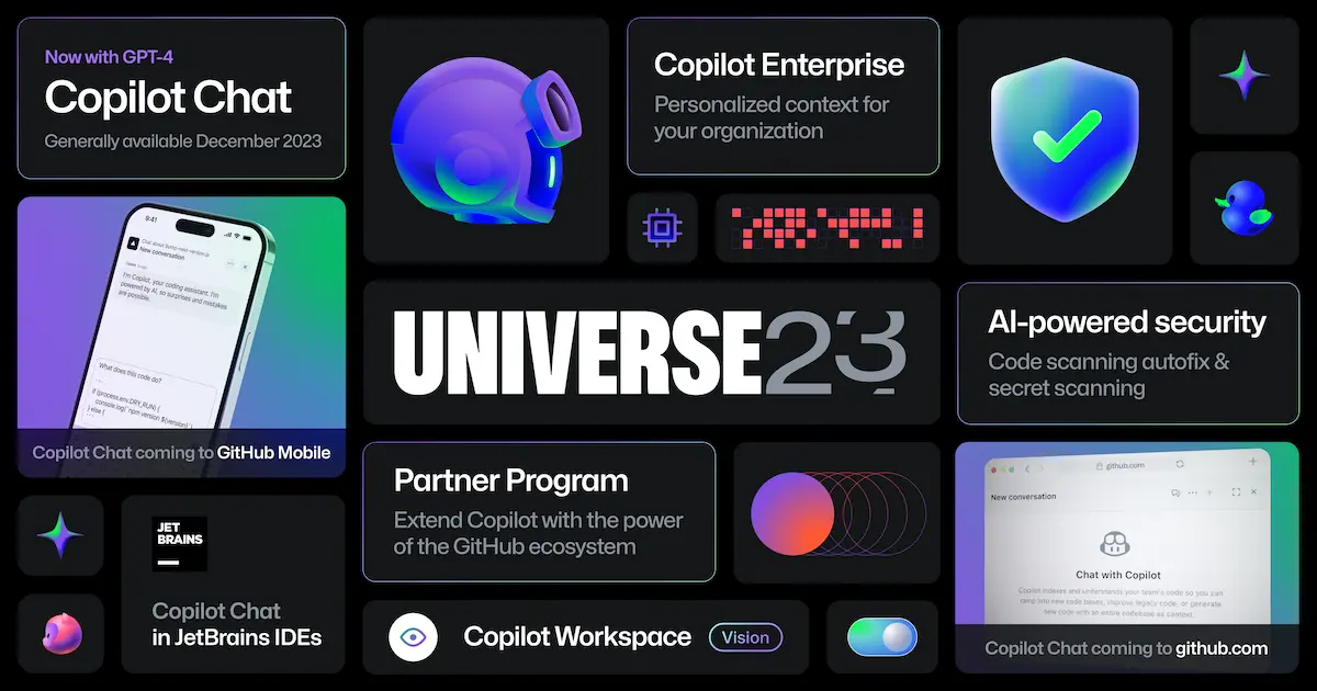 Universe 2023: Copilot transforms GitHub into the AI-powered developer platform