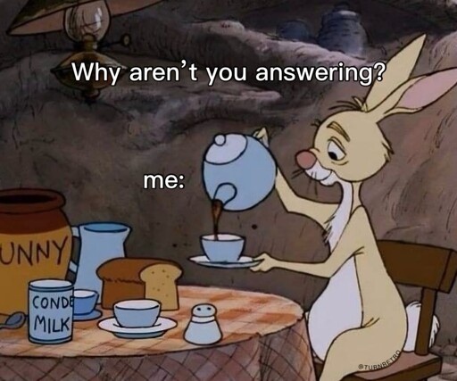 Totally legit reason